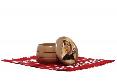 Casetă rotundă pictată 3 Casetă rotundă pictată 3
